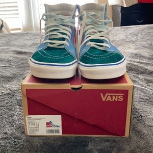 Sk8-Hi multi colored Vans